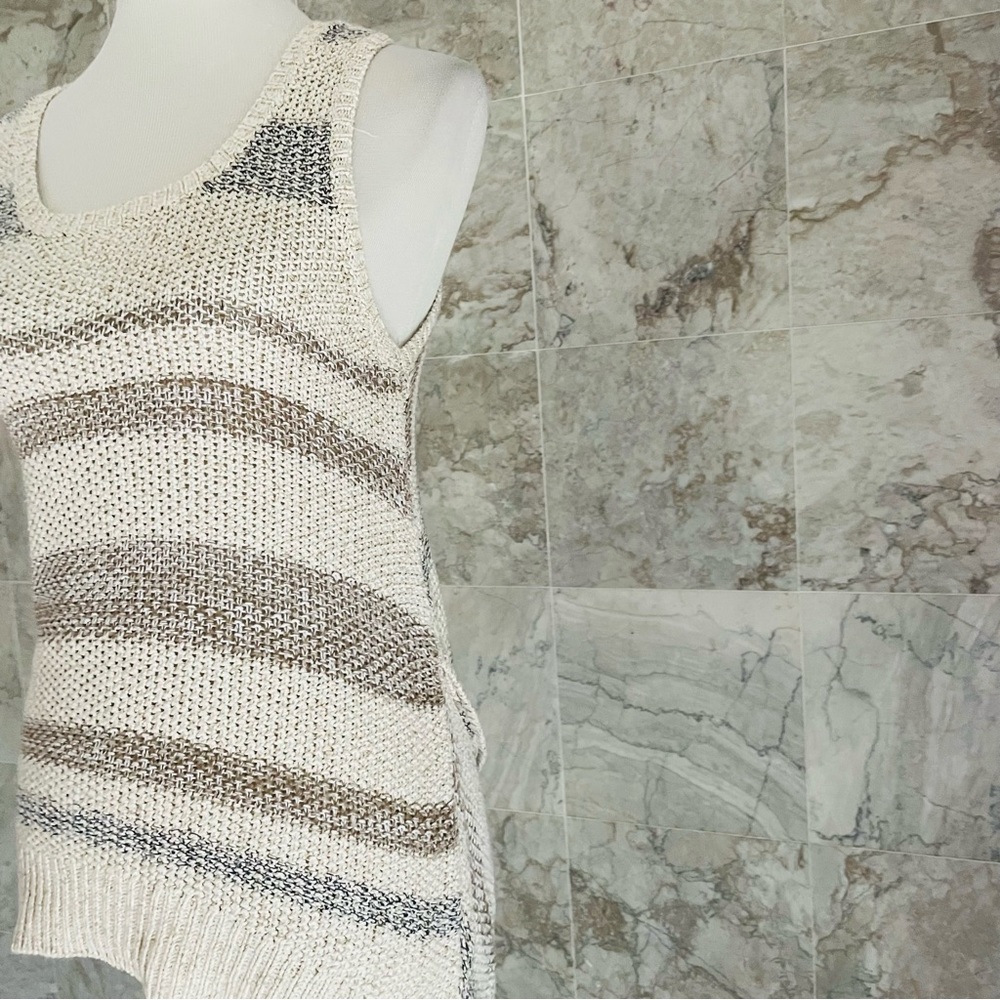 Sparrow Striped Cross Back Knit Top - Picture 5 of 8